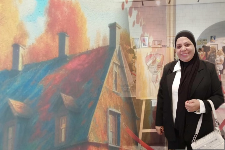 الفنانة التشكيلية شادية العيسوي شخصية مُميّزة وفريدة من نوعها خارج الضوء 