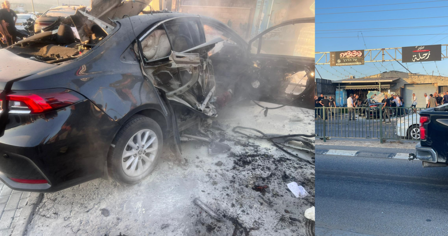 قتيل بجريمة انفجار مركبة في عرابة البطوف