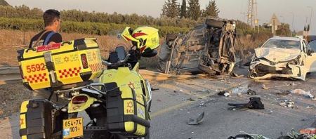 مصرع شابين من كفرقرع بحادث سير مروّع قرب الخضيرة