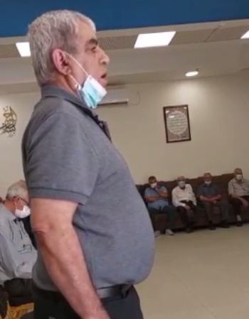  كمال ابراهيم يعزي آل اسماعيل في الرامة