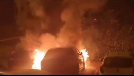 حدث في الرملة : طلبت الطلاق فأحرق مركبتها