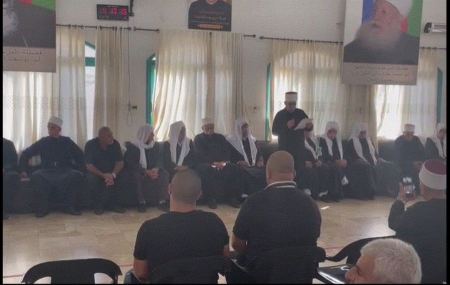 الشاعر كمال إبراهيم يرثي المرحوم عدنان أسعد في بيت جن