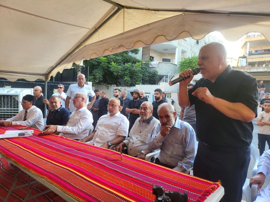 كفرقاسم تستضيف احتفال عقد راية الصلح بين عائلتي ال شعبان وال غانم من اللد