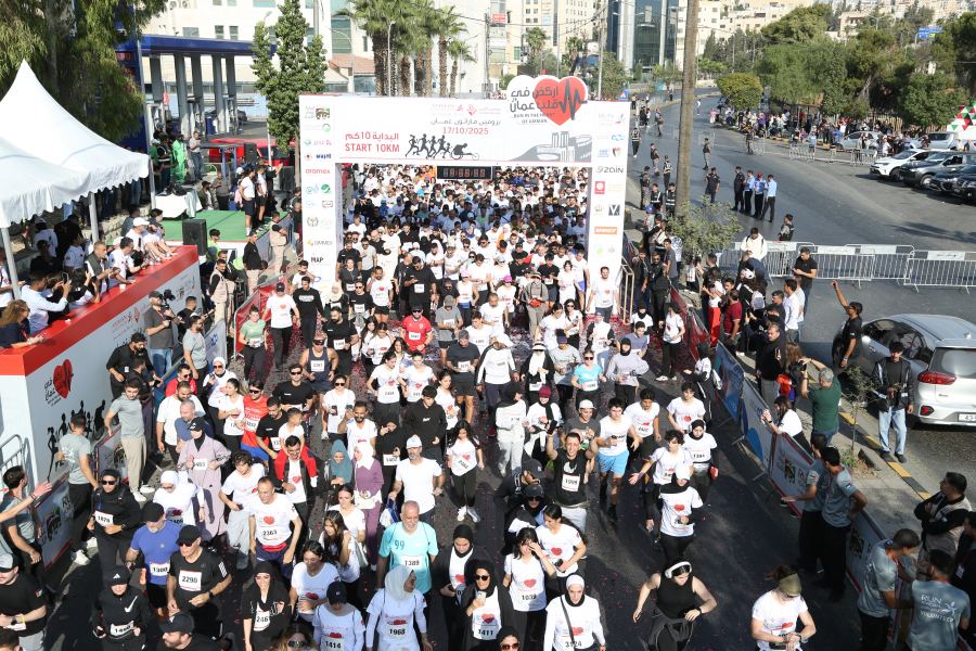 برومين ماراثون عمّان 2026 ينطلق بنسخته السادسة عشرة في 2 تشرين الأول