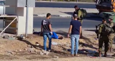 اصابة خطيرة بادعاء محاولة تنفيذ عملية طعن قرب الخليل