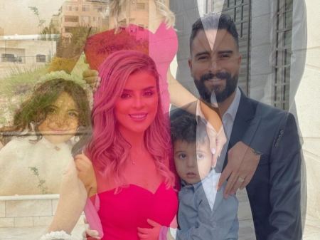بالصور: اطلالة دانا أبو خضر وطوني قطان في عرس احدى أقاربهم