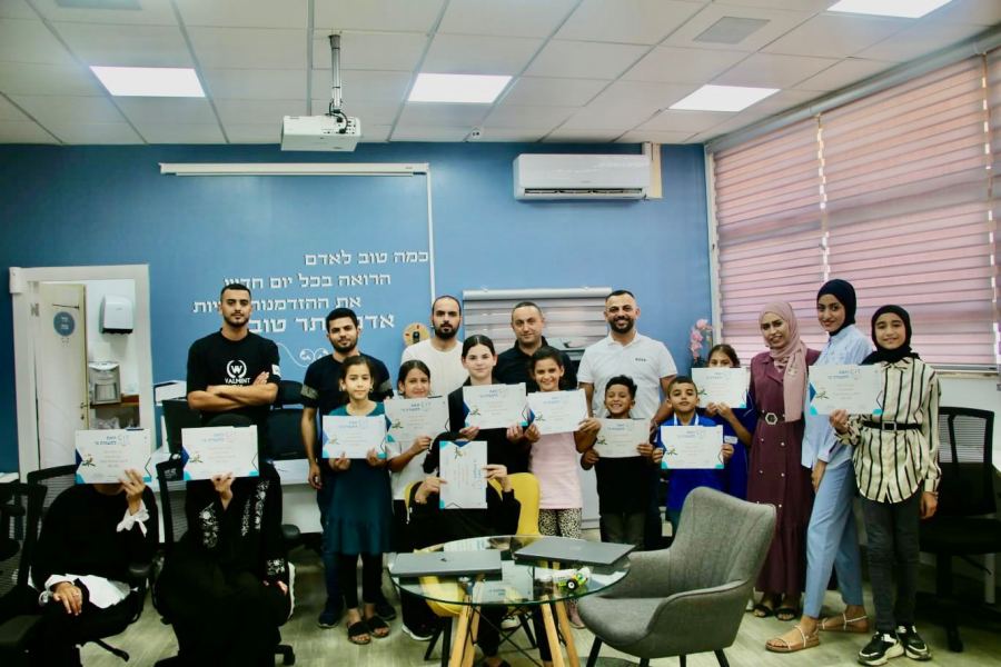 رهط : انهاء دورة الويدو المبتكرة للدمج بين فئة ذوي الهمم والابطال الصغار