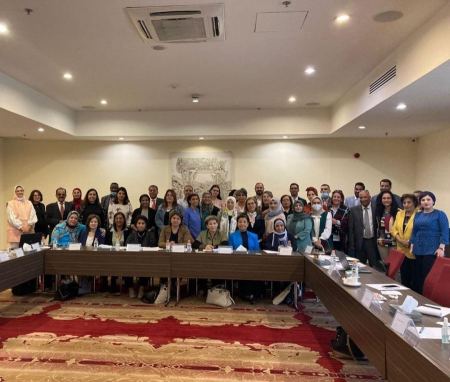 اختتام برنامج تدريبي ضمن " مشروع رفع الوعي حول الاتجار بالبشر في الأردن والمنطقة "