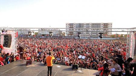 طنجة تحتضن أكبر حفل وطني للأطفال بملعبها الكبير احتفالا بذكرى المسيرة الخضراء