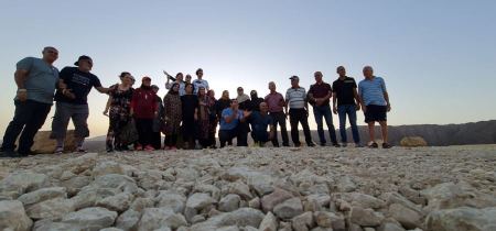 مجلس العمال لواء المثلث الجنوبي برئاسةعبد الجبار عويضه في رحلة استكمال الى ايلات