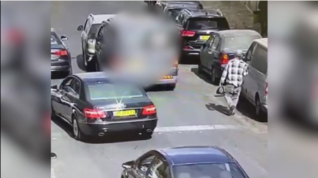 فيديو : شاب من عين رافا بالقدس قام بالاعتداء على مواطن ومطاردته