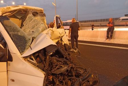 اصابة خطيرة بحادث على شارع 444 قرب الطيبة
