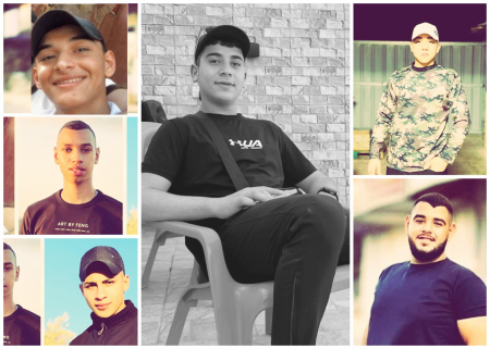 ارتقاء 6 شبان في قلقيلية ومخيمي قلنديا وجنين وعنبتا طولكرم