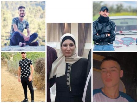 ارتقاء 4 شبان وسيدة بمحافطتي قلقيلية ورام الله والقدس