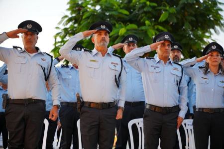 شرطة اسرائيل تحيي ذكرى افرادها الذين سقطوا في هجوم 7 أكتوبر