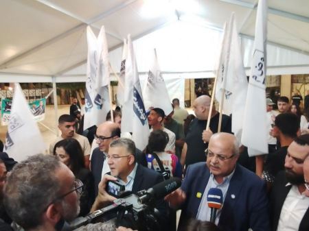 مهرجان مركزي حاشد للقائمة المشتركة في وادي عارة