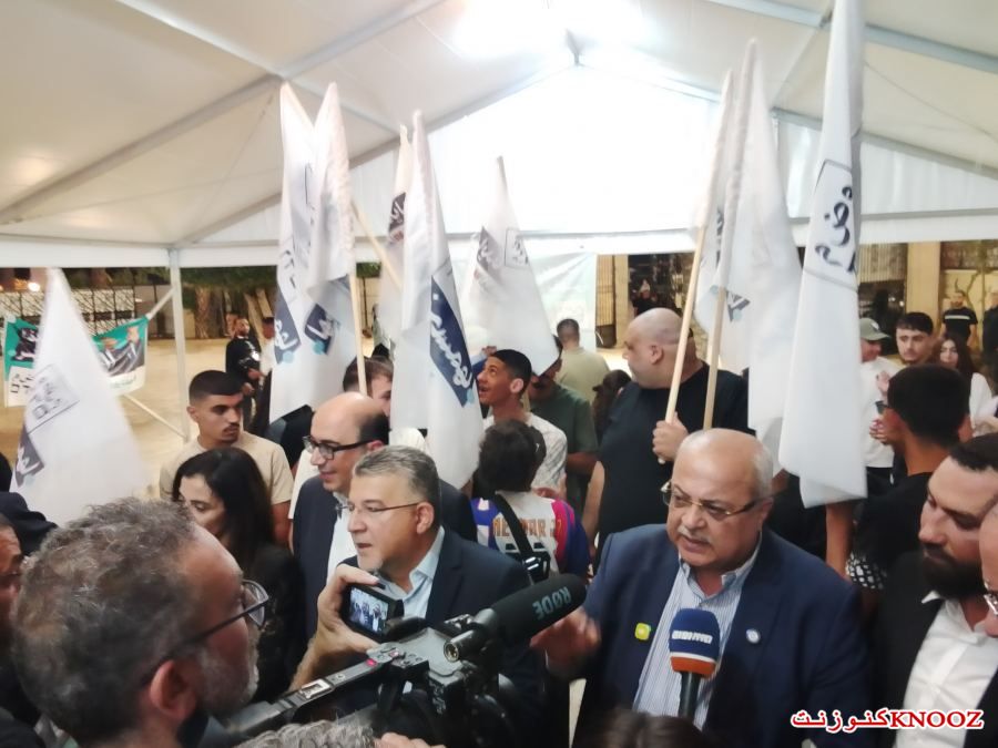 مهرجان مركزي حاشد للقائمة المشتركة في وادي عارة