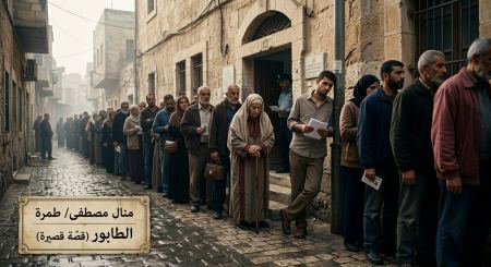 منال مصطفى : الطابور