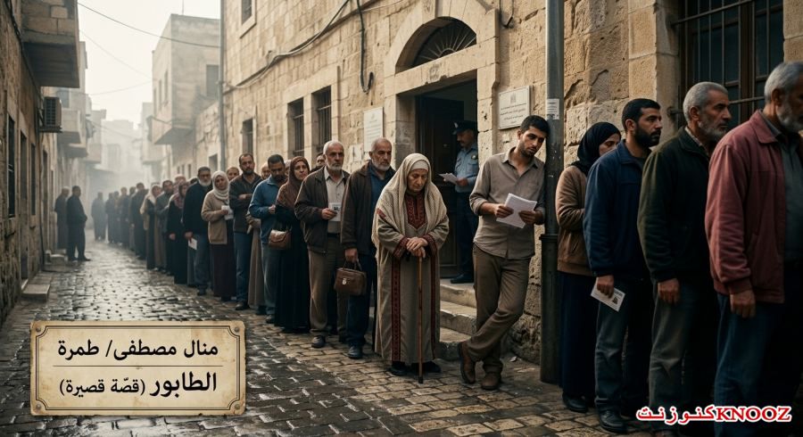 منال مصطفى : الطابور