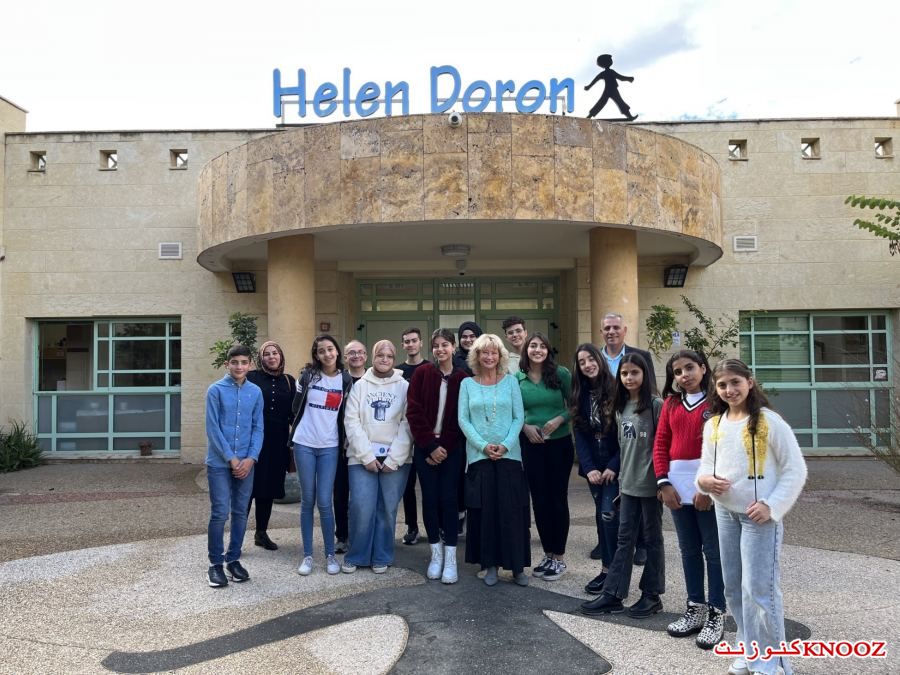 هيلين دورون تستضيف الطلاب المتفوقين من فرع بأم الفحم - إلى ورشة إذاعية دولية