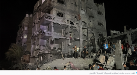 ليلة عنيفة على غزة قبل ساعات من الهدنة