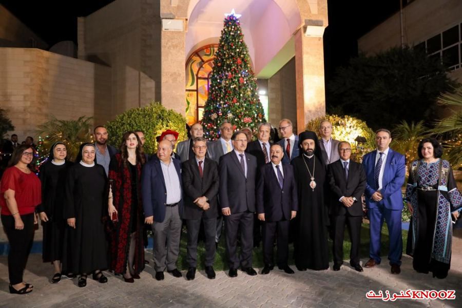 مجلس العمل الفلسطيني والسفارة الفلسطينية ينظمان حفل إضاءة شجرة عيد الميلاد