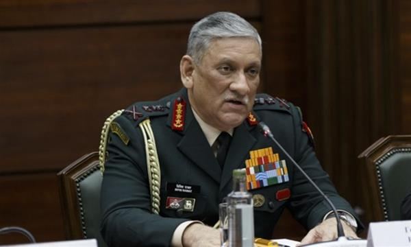 مقتل رئيس الأركان الهندي في حادث تحطم مروحية عسكرية