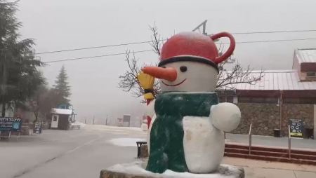 فيديو : إغلاق منتزه جبل الشيخ بسبب الأحوال الجويّة