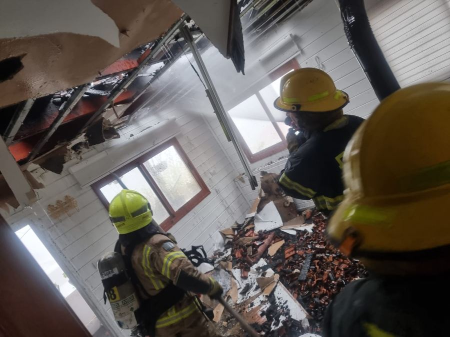 اندلاع حريق داخل منزل في بلدة بقعاثا