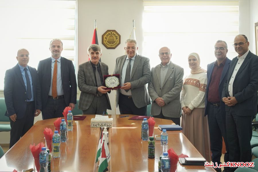جامعة القدس توقع اتفاقية تعاون أكاديمي وبحثي مع جامعة 
