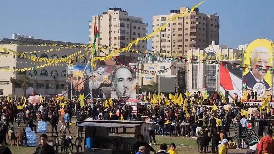  فتح تحتفل بذكرى انطلاقتها في غزة بمهرجانين منفصلين