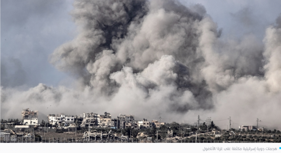 غارات إسرائيلية مكثفة على مناطق متفرقة من غزة